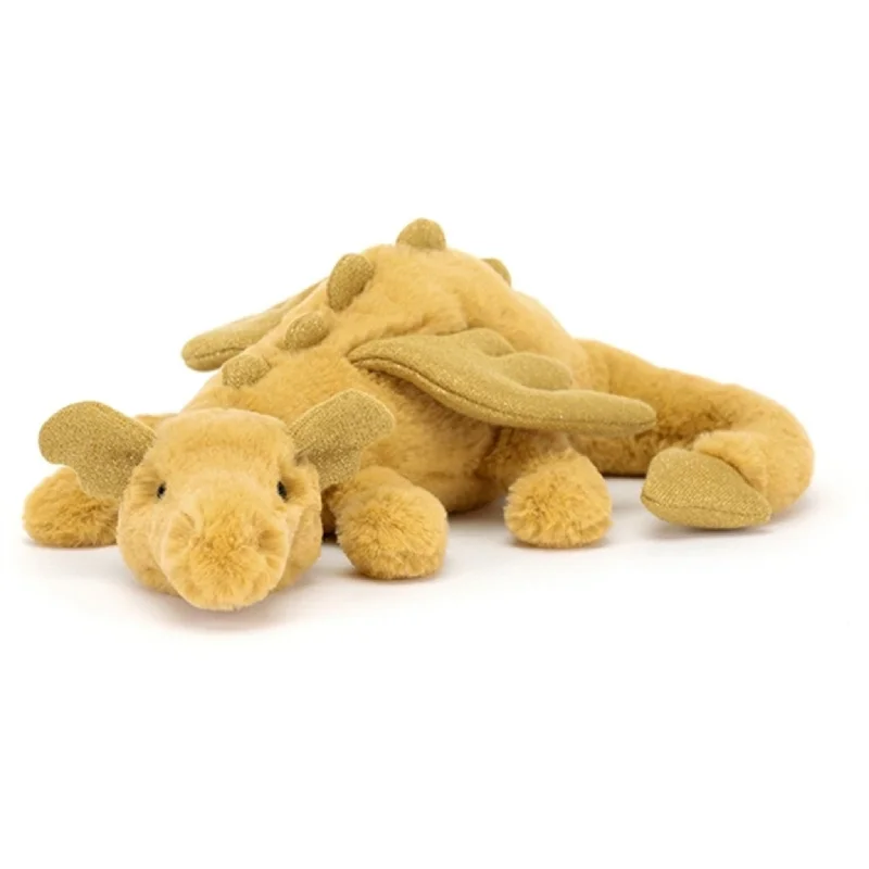 Cuddly and endearing Jellycat timeless appealJellycat Drgaon Golden 30 cm