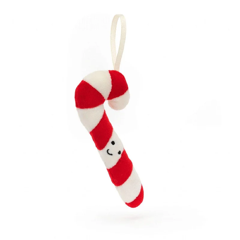 Adorable and plush Jellycat emotional support friendsJellyCat Festive Folly Candy Cane Ornament Adorable and plush Jellycat emotional support friendsJellyCat Festive Folly Candy Cane Ornament