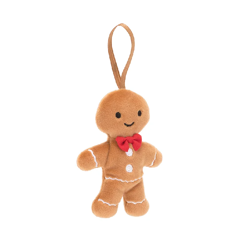 Cuddly and delightful Jellycat naptime buddiesFestive Folly Gingerbread Fred Hanging Decoration Cuddly and delightful Jellycat naptime buddiesFestive Folly Gingerbread Fred Hanging Decoration