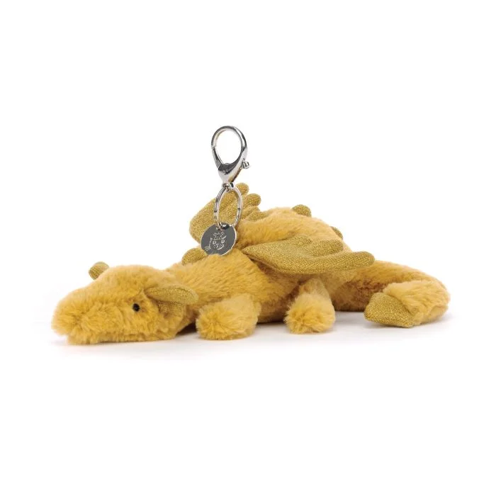 Huggable and sweet Jellycat all-around favoritesJELLYCAT GOLDEN DRAGON BAG CHARM GOLD & GLITTER 12X8X22 CM Huggable and sweet Jellycat all-around favoritesJELLYCAT GOLDEN DRAGON BAG CHARM GOLD & GLITTER 12X8X22 CM