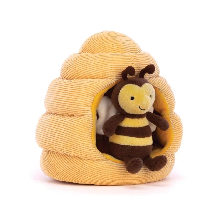 Adorable and gentle Jellycat friendsJELLYCAT HONEYHOME BEE BLACK & YELLOW 13X17X18 CM Adorable and gentle Jellycat friendsJELLYCAT HONEYHOME BEE BLACK & YELLOW 13X17X18 CM