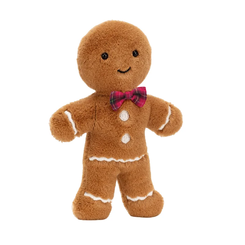 Fluffy and charming Jellycat itemsJolly Gingerbread Fred | Tartan