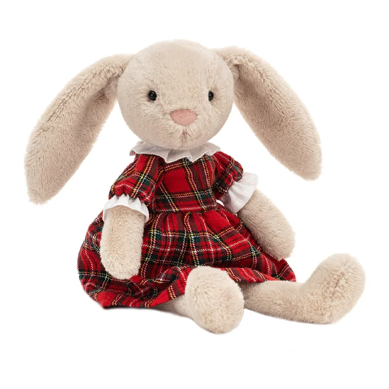 Soft and cozy Jellycat high-quality craftsmanshipLottie Bunny | Tartan