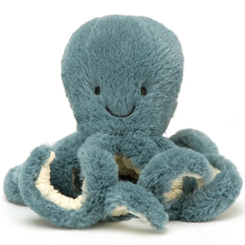Huggable and charming Jellycat beloved by all ages.Jellycat Ocean Storm Blæksprutte 14 cm