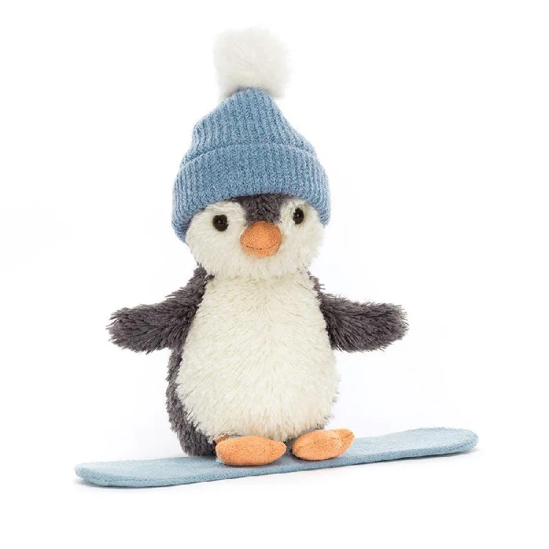 Sweet and endearing Jellycat stuffiesJellyCat Peanut Penguin Snowboarding Plush