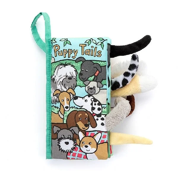 Adorable and charming plush figuresJellycat Soft Activity Book | Puppy Tails