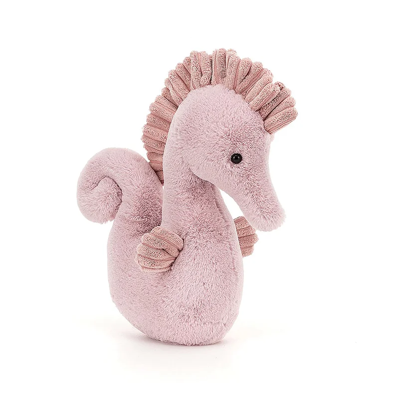 Cuddly and endearing Jellycat timeless appealJELLYCAT SIENNA SEAHORSE PINK 28X10X23 CM Cuddly and endearing Jellycat timeless appealJELLYCAT SIENNA SEAHORSE PINK 28X10X23 CM