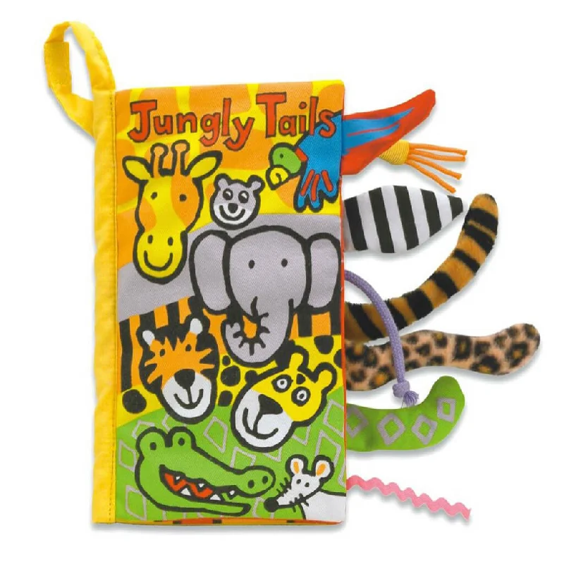 Adorable and plush Jellycat emotional support friendsJungly Tails Activity Book