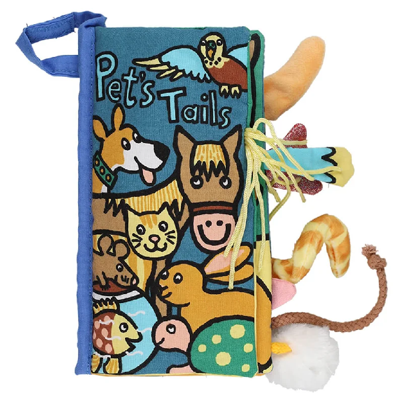 Huggable and comforting Jellycat creationsJellycat Tails Book Pet Blue