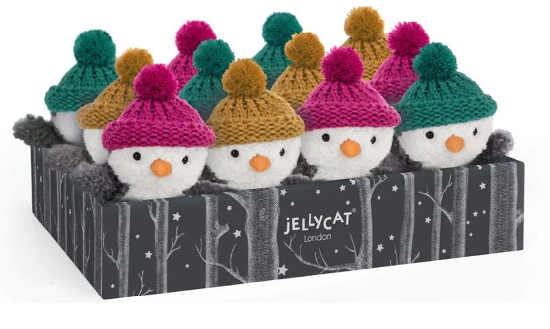 Cuddly and snuggly Jellycat snuggle partnersJellycat Wee Winter Penguin Assorted Colours Cuddly and snuggly Jellycat snuggle partnersJellycat Wee Winter Penguin Assorted Colours