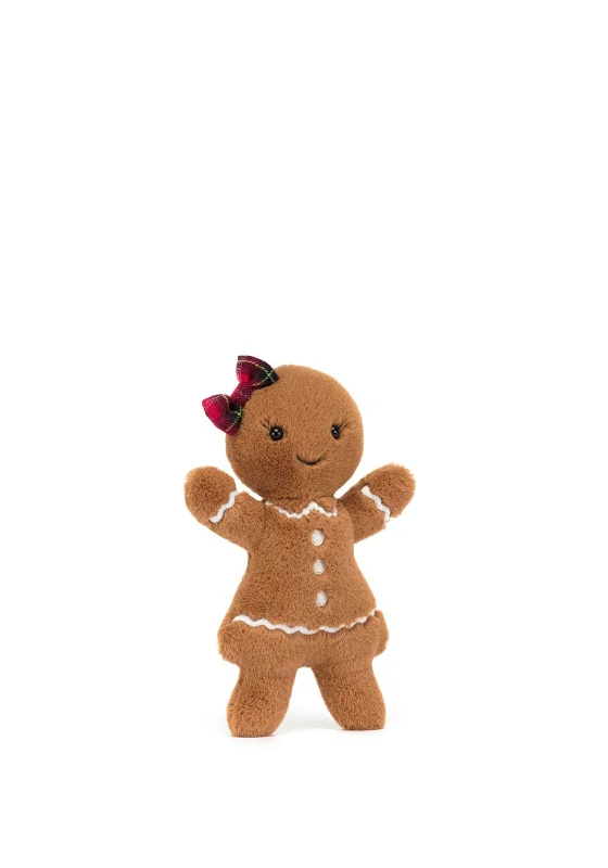 Cozy and gentle Jellycat attention to detailJellycat I Am Jolly Gingerbread Ruby
