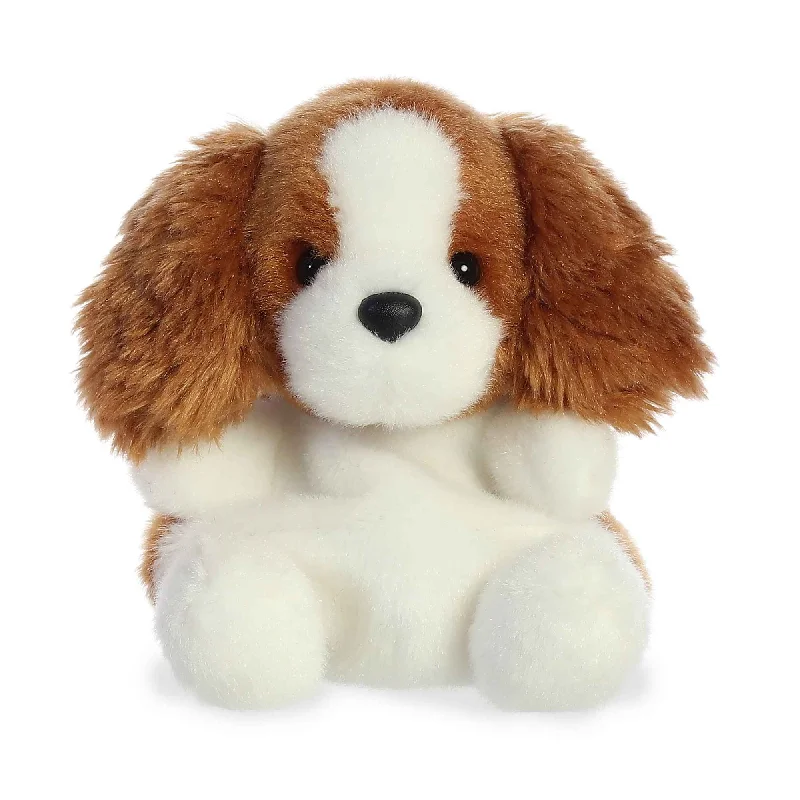 Playful and cheerful stuffed creaturesLady Spaniel Palm Pal
