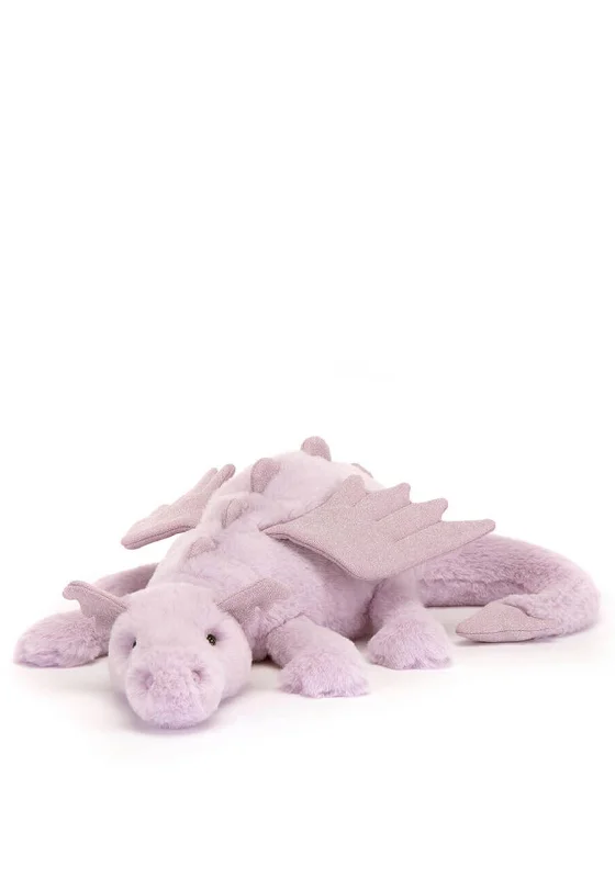 Soft and cozy Jellycat high-quality craftsmanshipJellycat I Am Lavender Dragon, Large