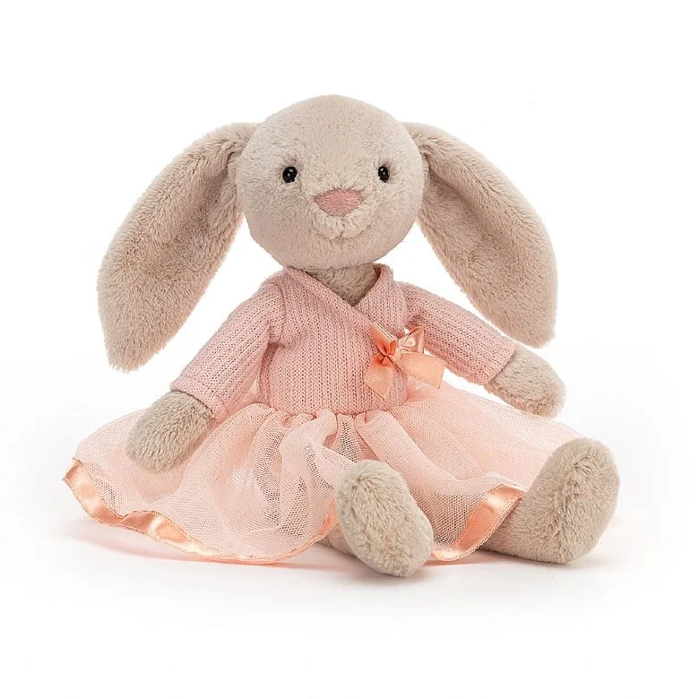 Fluffy and comforting Jellycat superior materialsLottie the Ballet Bunny