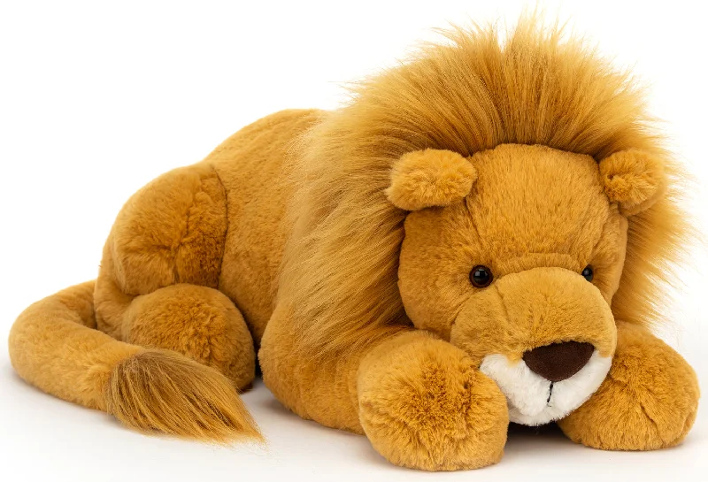 Huggable and charming Jellycat beloved by all ages.Louie Lion Huge