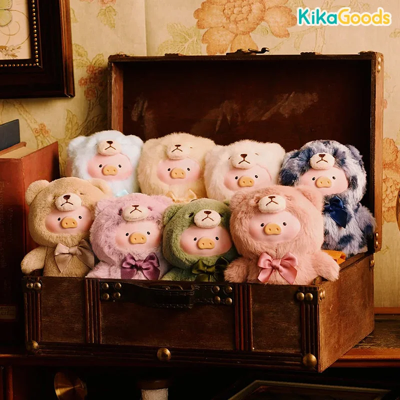 Fluffy and warm toy companionsLulu The Piggy Vintage Teddy Shop Vinyl Face Plush Pendant Blind Box Fluffy and warm toy companionsLulu The Piggy Vintage Teddy Shop Vinyl Face Plush Pendant Blind Box