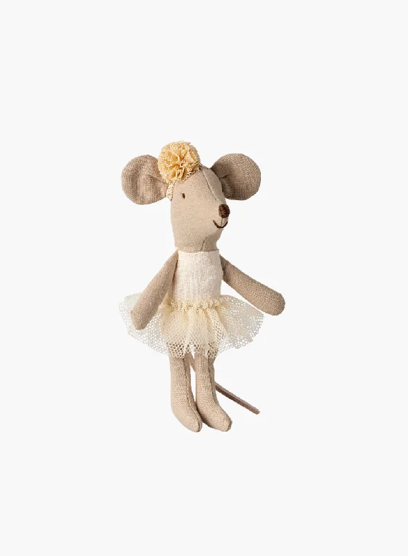Sweet and innocent stuffed animalsMaileg Ballerina Mouse, Little Sister Off-White