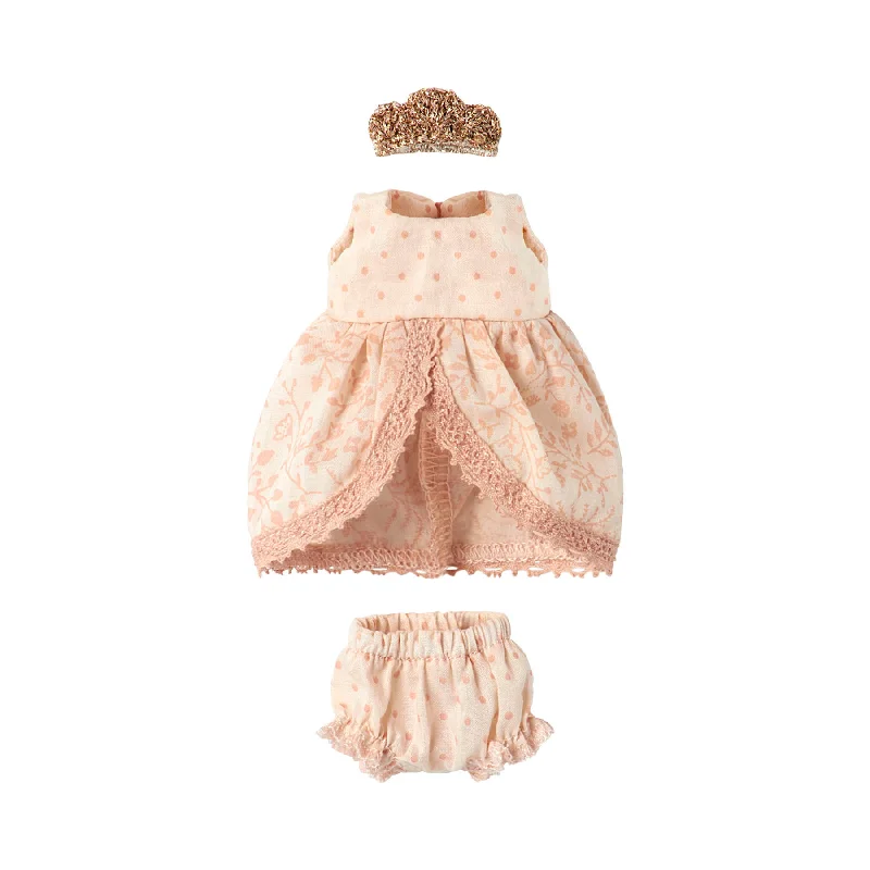 Sweet and innocent stuffed animalsMaileg Micro & Mouse - Princess Dress Rose