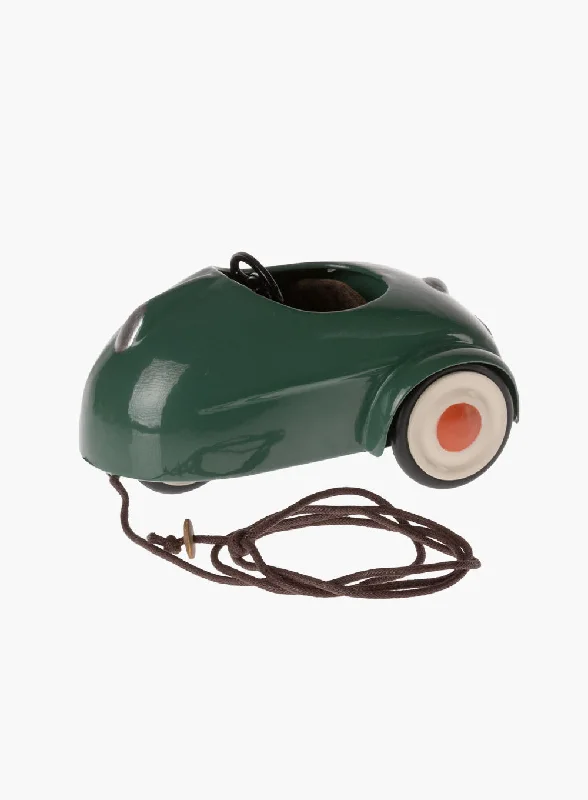Enchanting and magical plush dollsMaileg Mouse Dark Green Car
