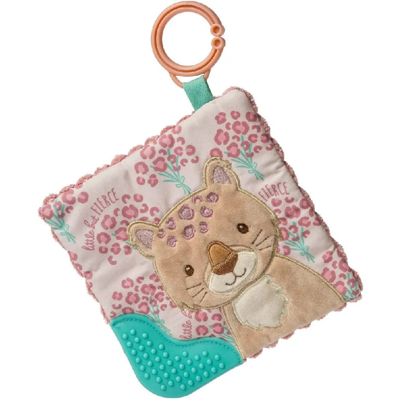 Cheerful and happy stuffed figuresMary Meyer Little But Fierce Leopard Crinkle Teether