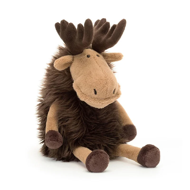 Cozy and gentle Jellycat attention to detailMerrick Moose By Jellycat