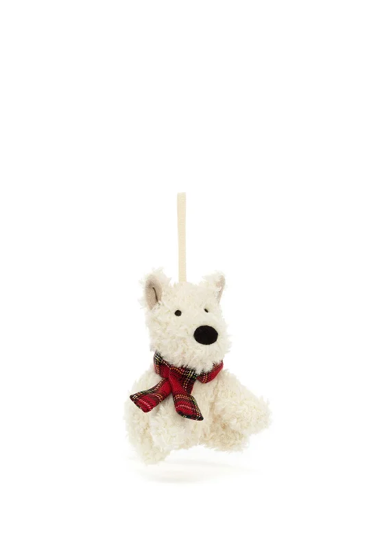 Plush and comforting Jellycat figuresJellycat I Am Munro Scottie Dog Decoration