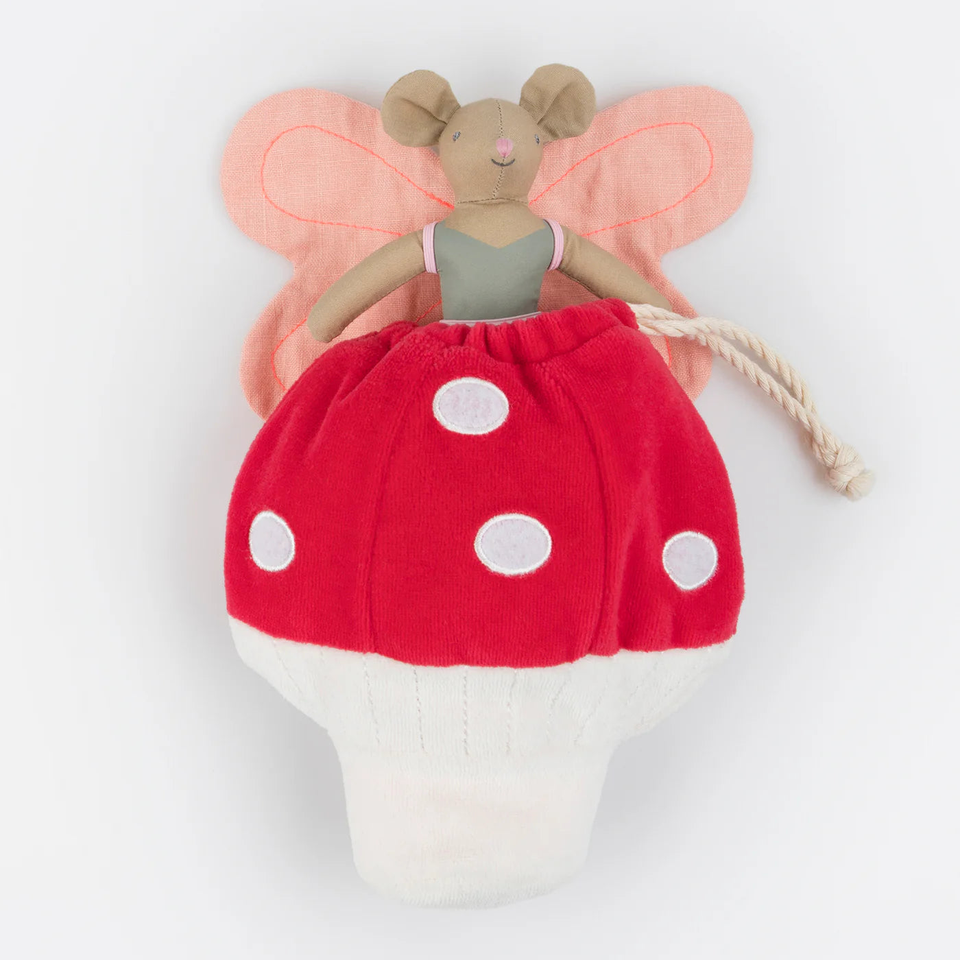 Playful and cheerful stuffed creaturesMushroom Mouse Mini Doll