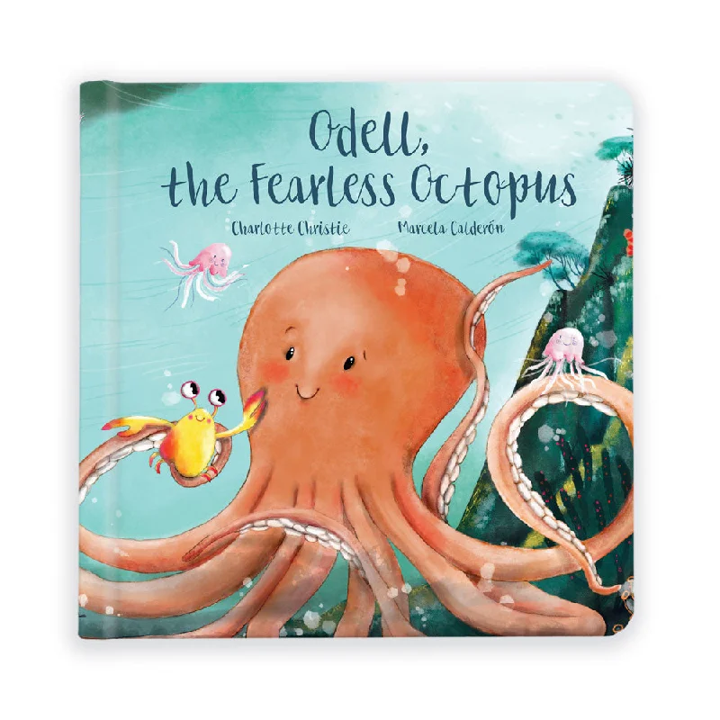 Cuddly and endearing Jellycat timeless appealOdell, the Fearless Octopus Book