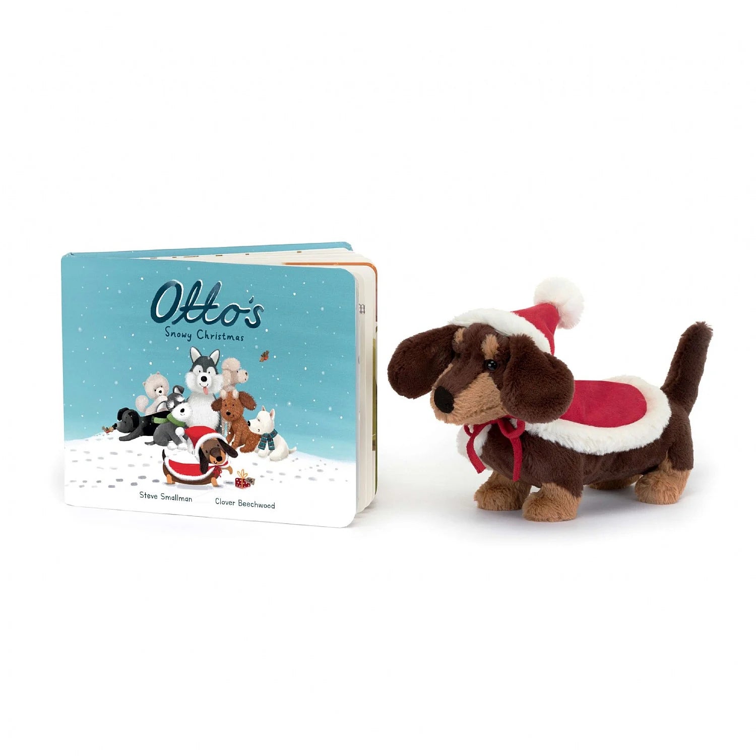 Cuddly and snuggly Jellycat snuggle partnersOtto's Snowy Christmas Book & Winter Warmer Otto Sausage Dog Cuddly and snuggly Jellycat snuggle partnersOtto's Snowy Christmas Book & Winter Warmer Otto Sausage Dog
