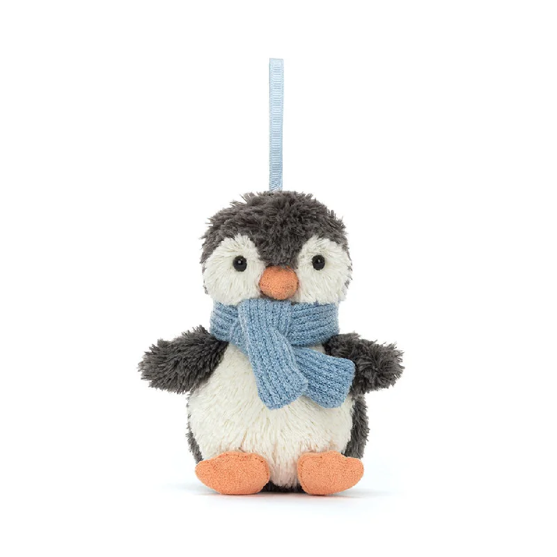 Adorable and gentle Jellycat friendsPeanut Penguin Decoration By Jellycat