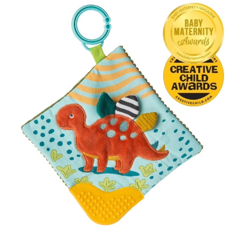 Soft and squishy plush crittersMary Meyer Pebblesaures Crinkle Teether