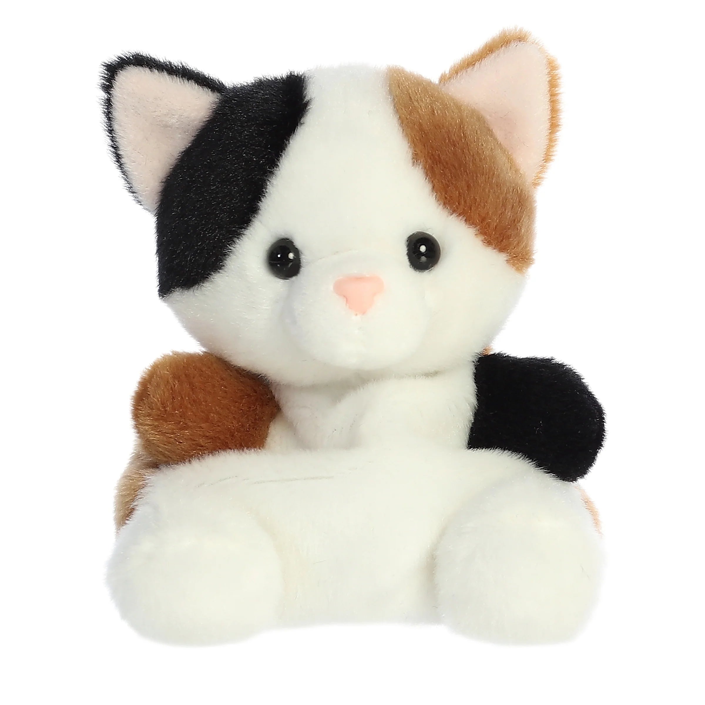Adorable and charming plush figuresPeebs Calico Cat Palm Pal