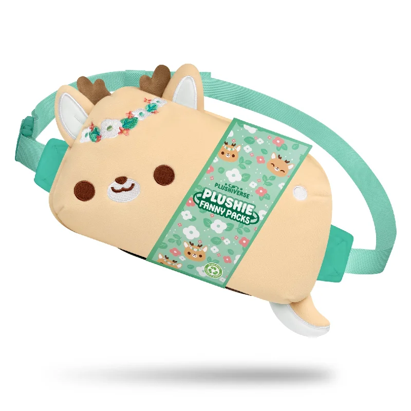 Cuddly and comforting plush charactersPlushiverse Flora & Fawn-a Plushie Fanny Pack