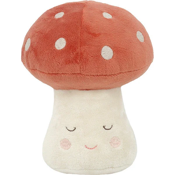 Fluffy and warm toy companionsRed Mushroom Chime Toy