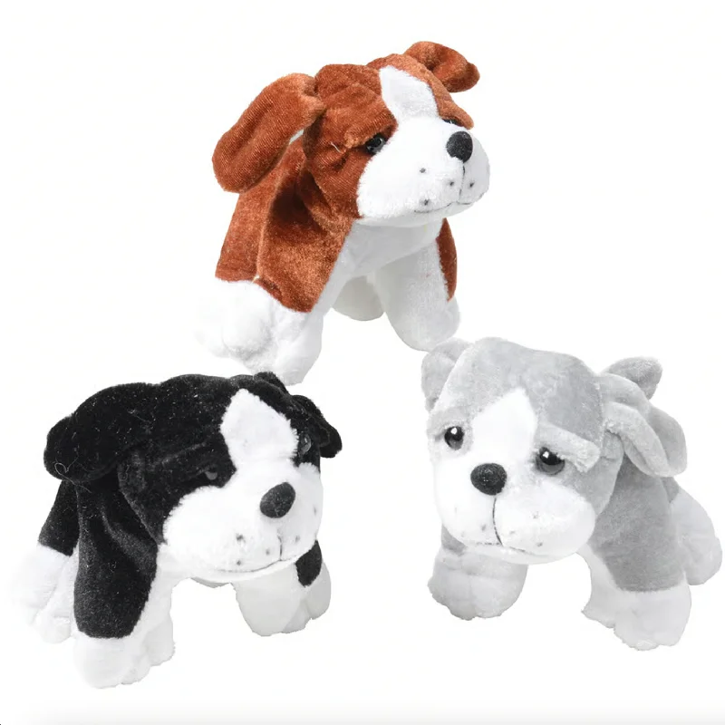 Adorable and tiny stuffed crittersSitting Dogs Plush