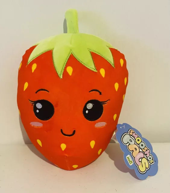 Colorful and vibrant plush creationsSmoosho's pals - Strawberry