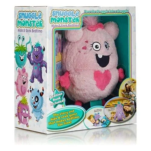 Endearing and lovable stuffed toysSnuggle Monster: Hide & Seek Bedtime - Pink