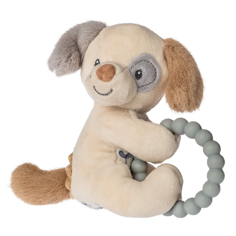 Soft and squishy plush crittersMary Meyer Sparky Puppy Teether Rattle