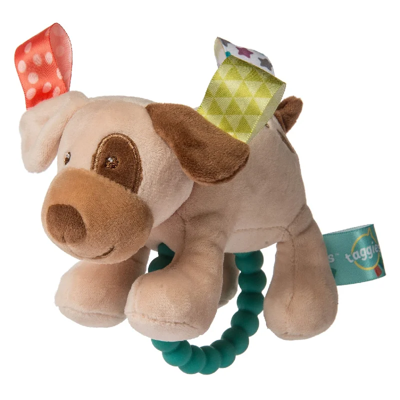 Colorful and vibrant plush creationsMary Meyer Taggies Buddy Dog Teether Rattle