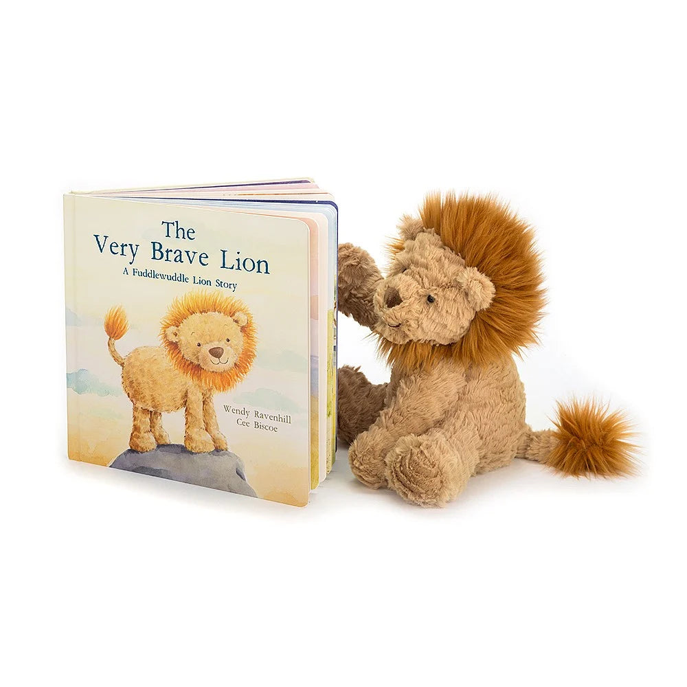 Cuddly and delightful Jellycat naptime buddiesThe Very Brave Lion Book And Fuddlewuddle Lion Cuddly and delightful Jellycat naptime buddiesThe Very Brave Lion Book And Fuddlewuddle Lion