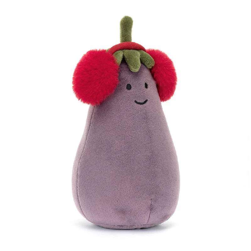 Soft and charming Jellycat designsToastie Vivacious Red Eggplant By Jellycat