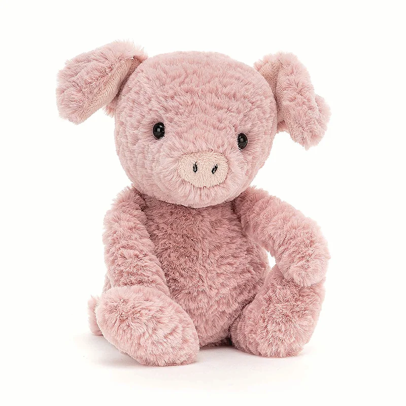 Huggable and charming Jellycat beloved by all ages.Jellycat Tumbletuft Pig
