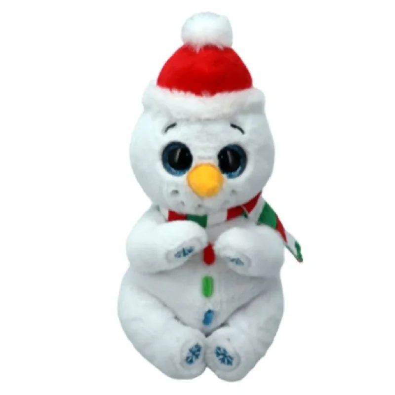Cheerful and happy stuffed figuresTy : Beanie Bellie - Brrrnard - The Snowman