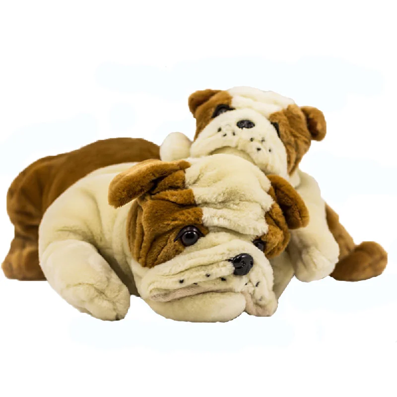 Cheerful and happy stuffed figuresWeighted Bulldog - Small