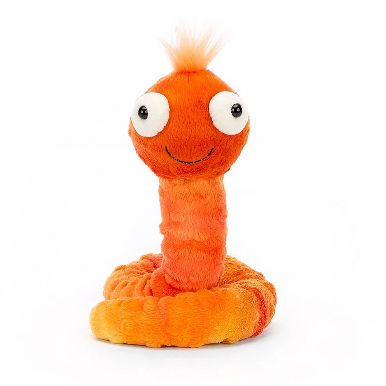 Huggable and charming Jellycat beloved by all ages.Winston Worm