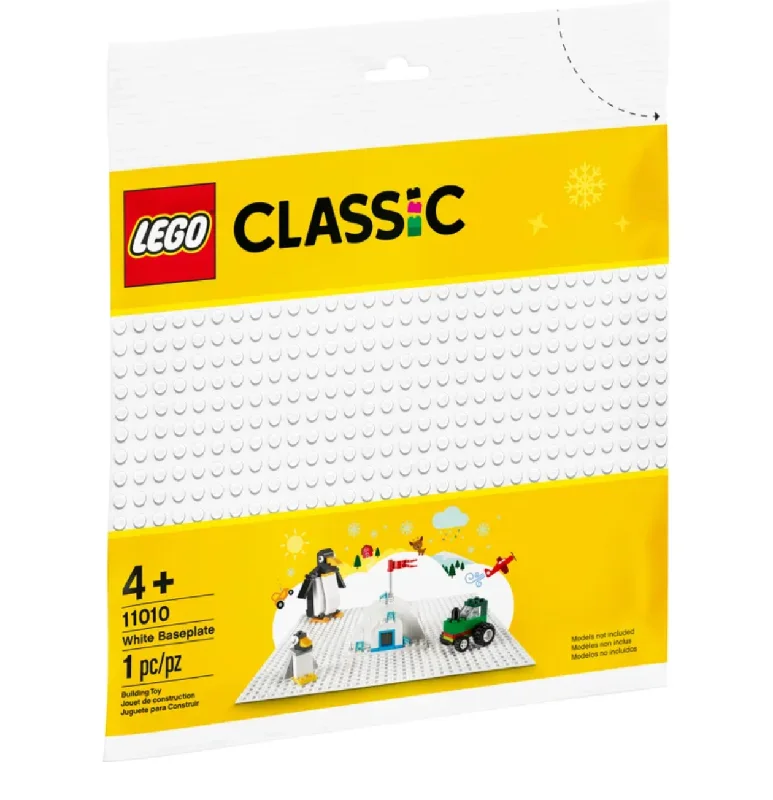 Creatively inspiring LEGO11010 LEGO® Classic White 10"x10" Baseplate