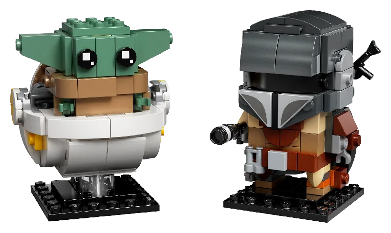 Encouraging hand-eye coordination LEGO75317 LEGO® Brick Headz Star Wars The Mandalorian & The Child Encouraging hand-eye coordination LEGO75317 LEGO® Brick Headz Star Wars The Mandalorian & The Child