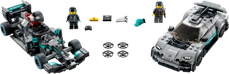 Encouraging exploration and discovery LEGO76909 LEGO® Speed Champions Mercedes AMG F1 W12 E Performance & Mercedes AMG Project One