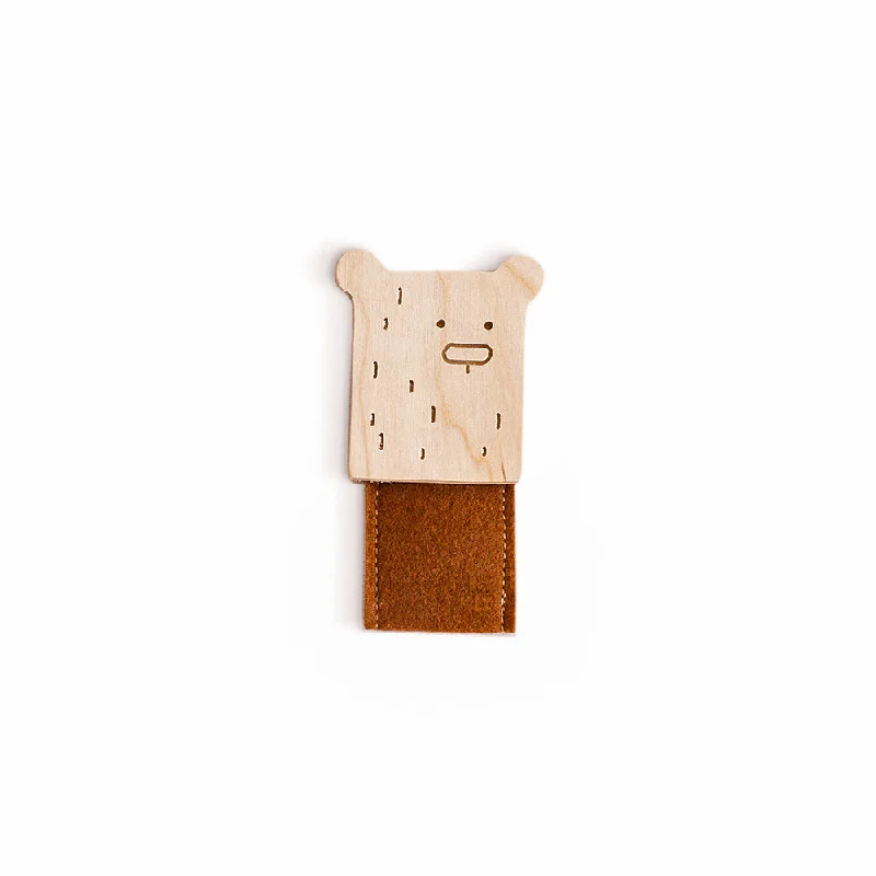 intricately designed wooden toys                 babai Finger Theater Bear