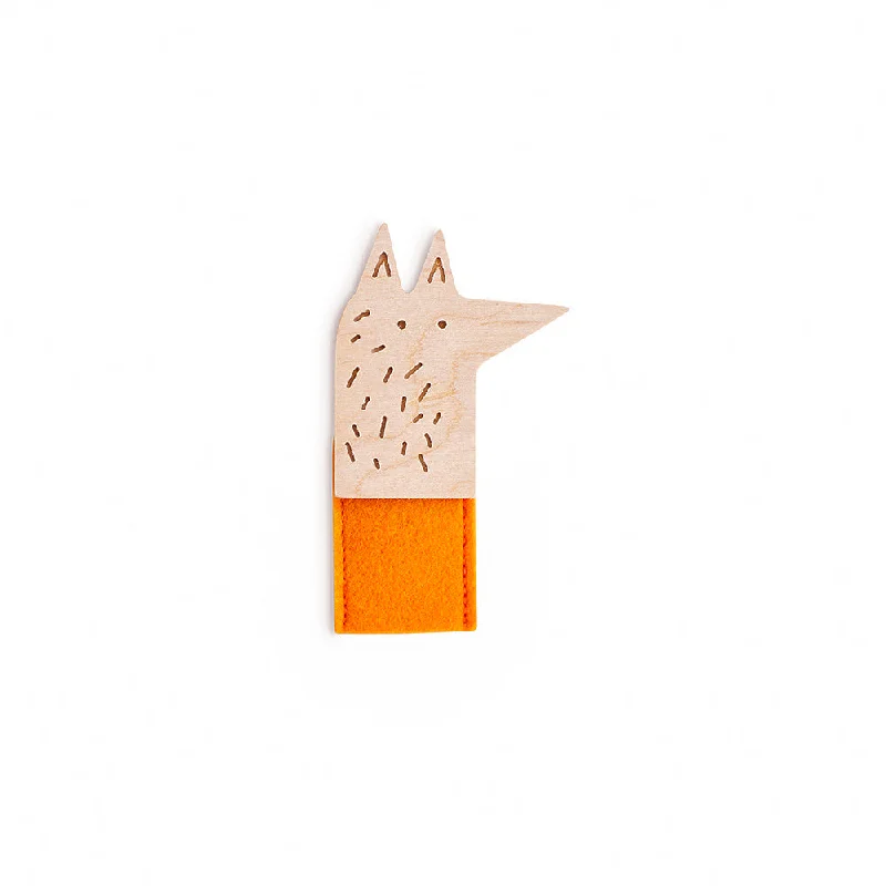 eco-friendly wooden toys                   babai Finger Theater Fox